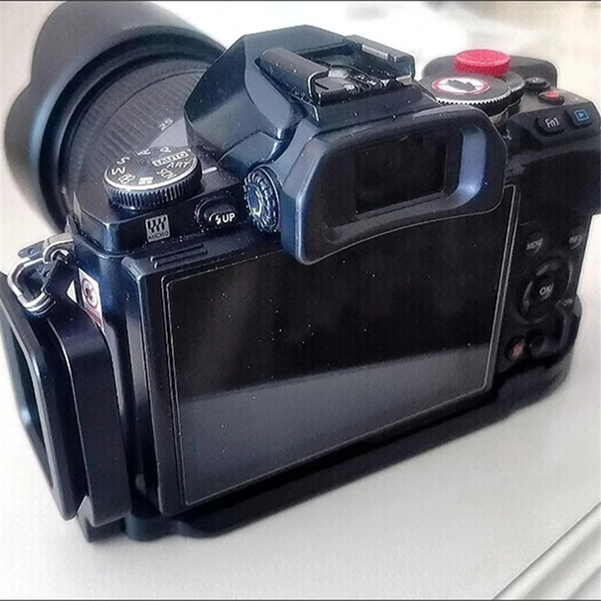 Piastra A Sgancio Rapido L-Plate Per Fotocamera Olympus Omd Em10 Em10Ii Impugnatura In Alluminio Cnc