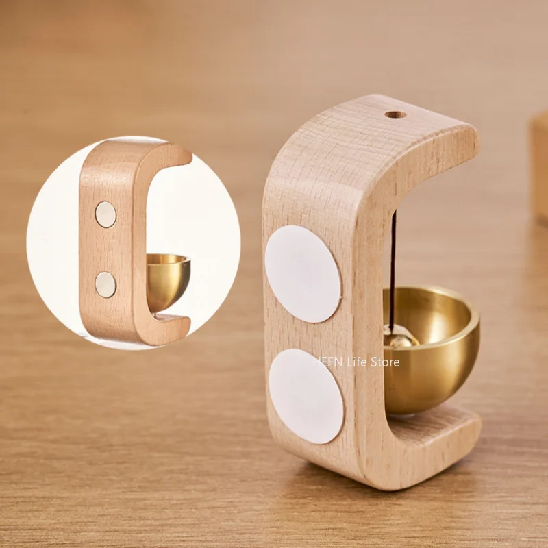 NEW Wood Doorbell Chime Magnetic Landscape Wireless Hanging Wind Loud Door Bell For Refrigerato Doors Restaurant Home Decoration