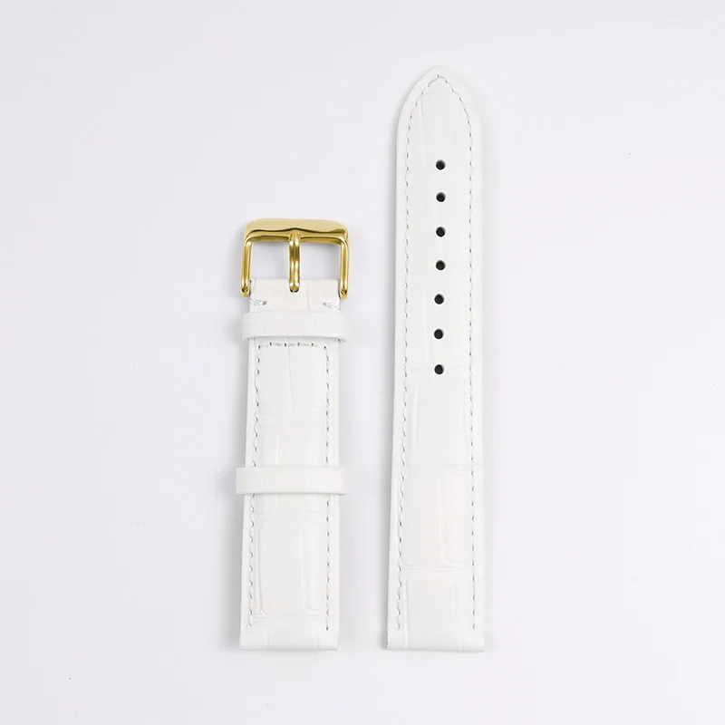 Premium Genuine Calfskin Leather Watch Band - Quick Release Strap
