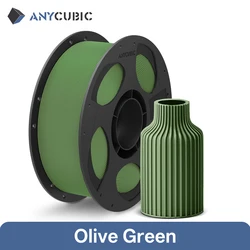 Multicolor PLA Filament 1.75mm, 1kg Roll - Premium 3D Printing Material (Olive green)