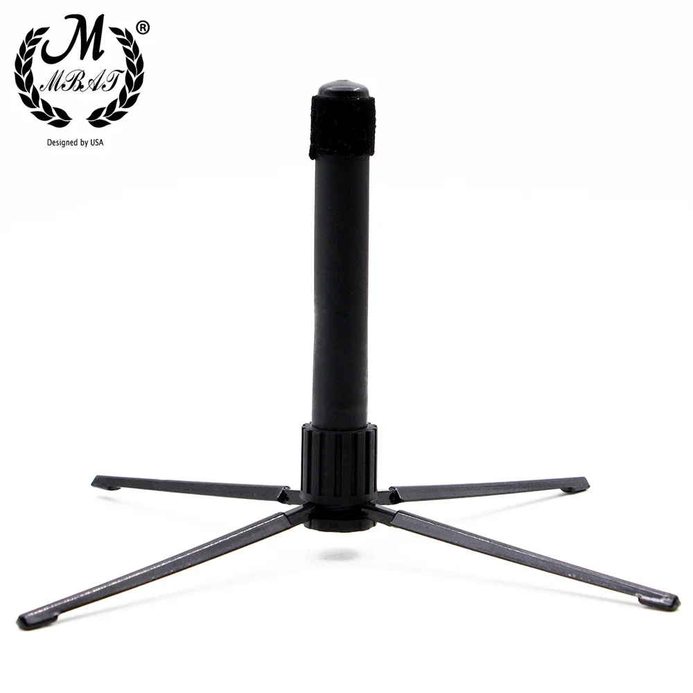 M MBAT Flute Stand Portable Base Foldable Clarinet Rest Rack Holder Music Tools Woodwind Instrument Accessories