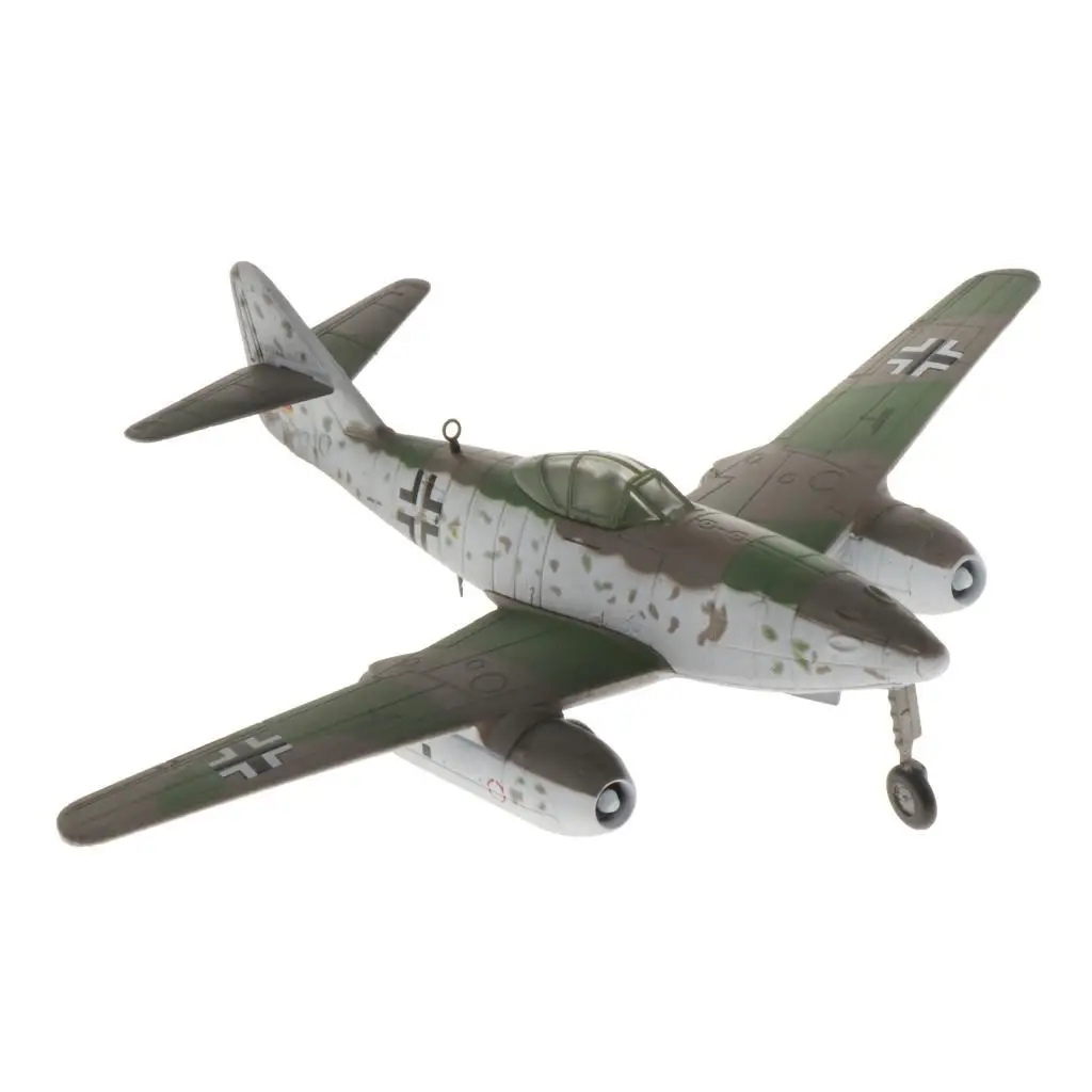 독일 Me-262 전투기 합금 전투기 모델 다이캐스트 비행기 모델, 기념 컬렉션 선물, 1/72 체중계