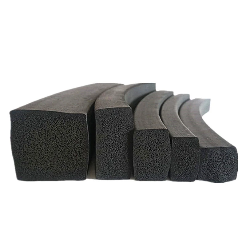 Tira Impermeável do Selo da Isolação da Barra da Esponja da Espuma de Epdm para o Navio do Armário 20 mm 25 mm 30 mm 35 mm 40 mm 45 mm 50 mm 80 mm 1m Preto