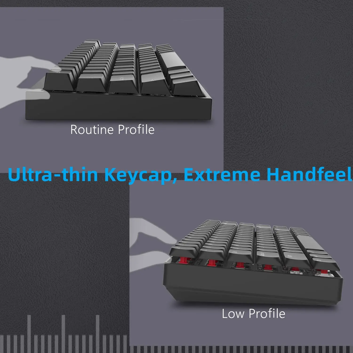 Pbt Personalizado Baixo Perfil Keycaps 118 Teclas Xvx Horizon Keycaps para 60 65 75 100 Cereja Gateron mx Switches Teclado Gamer - Imagem 2