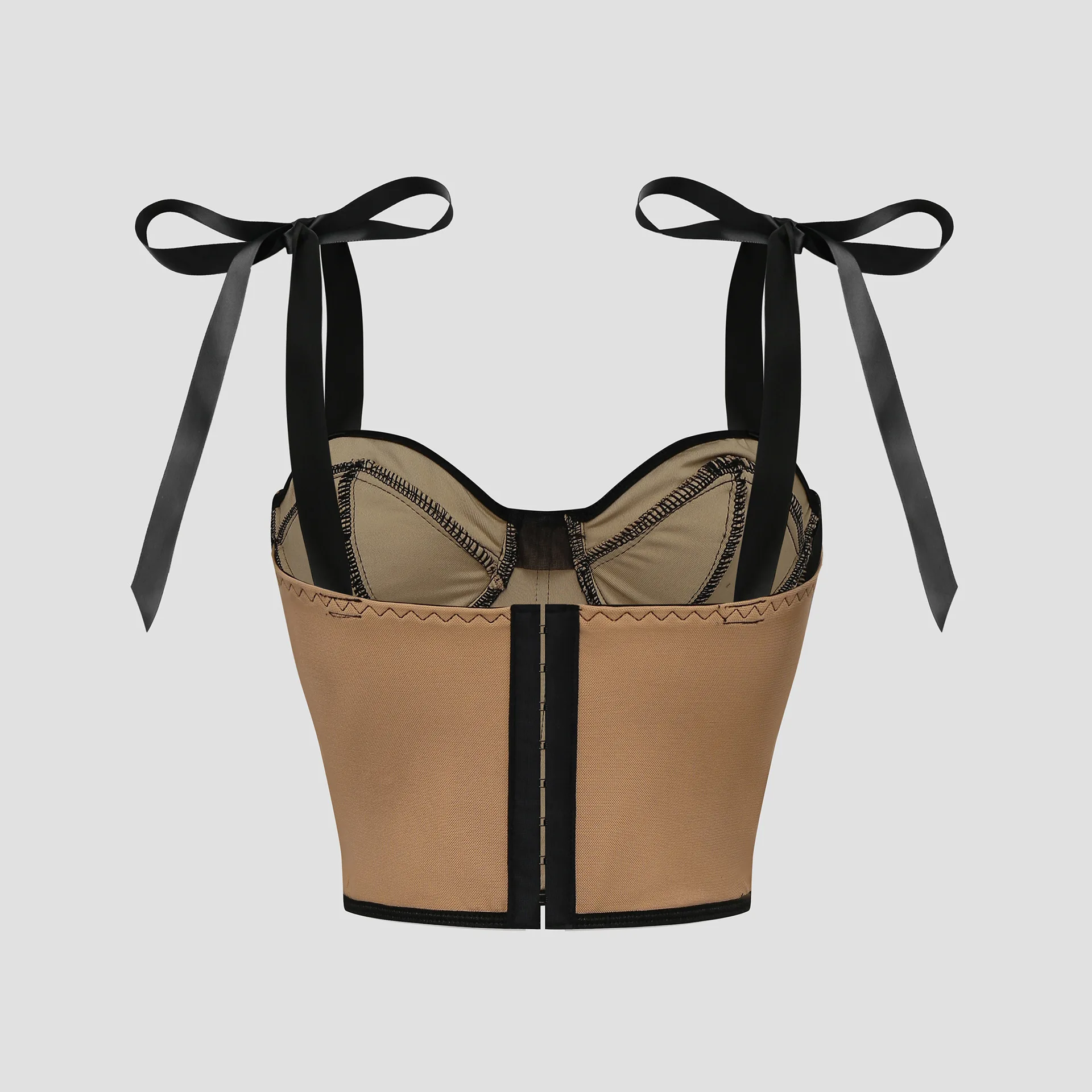 Sexy Spicy Girl Color Blo Belted ort Crop Top Steel Ring Fibone Strap Vest 6072 Trendy U-Neline Polyester Tank Top