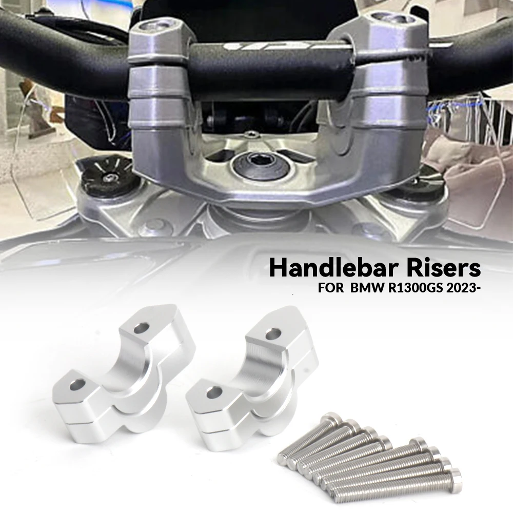 

Motorcycle Accessories For BMW R 1300 GS R1300GS r1300gs R1300 GS 2023 2024 Handlebar Riser Bar Mount Handle Clamp Aluminum Kit