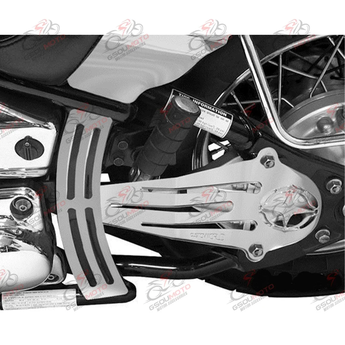 Motorcycle Parts Chrome Skull Drive Shaft Cover For Yamaha Dragstar V-Star  XVS650 1998-2017 XVS1100 1998-2012 Classic Custom - AliExpress