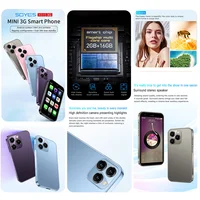 SOYES XS15 Mini Smartphone 3.0 Inch Display 2GB RAM 16GB ROM Dual SIM Standby Play Store 3G Little Size Smartphone 2