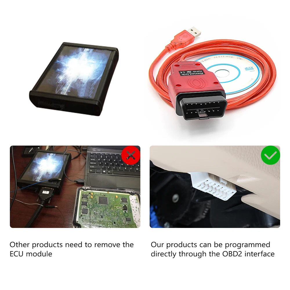 RENOLINK V 1.87 Pour Renault ECU Nouveau Codage De Clé Codage Fiche Technique Et Prix Au Maroc
