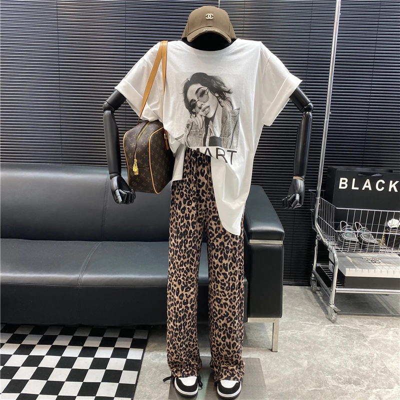 

Новинка 2022, модная дизайнерская футболка в новом стиле, свободная летняя футболка с коротким рукавом с изображением знаменитого бренда