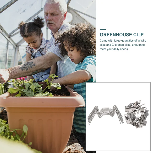 Üvegházhatású Üvegbilincsek W Típusú Clip Z Átfedésben Rozsdamentes Panel Rögzítő Huzal Üvegezés