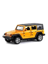  1:36 JEEPS  Wrangler Alloy Car Model Simulation Off-road Toy Vehicle  Decoration Ornaments Pull Back Toy Car Children Boy Gift 