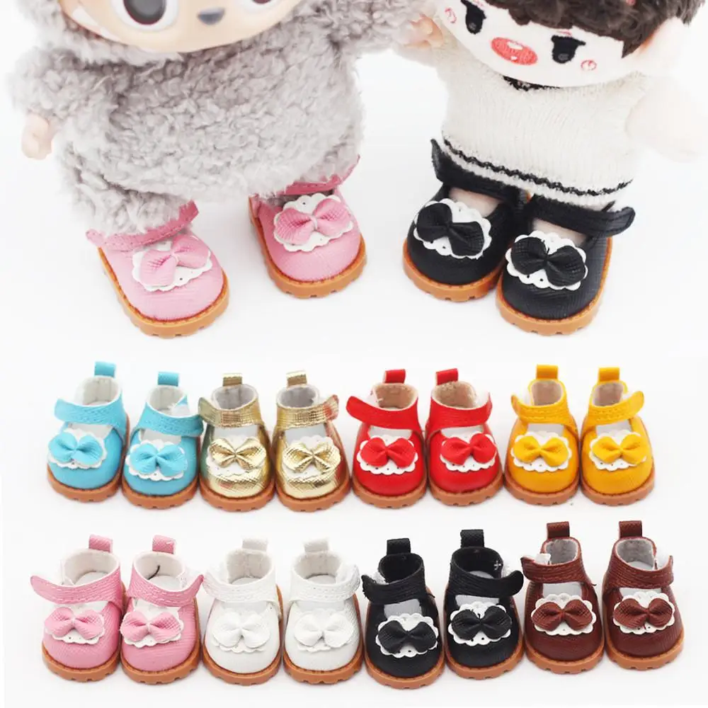 For Labubu Bow Shoes for 17cm Labubu 10cm for EXO /Cotton