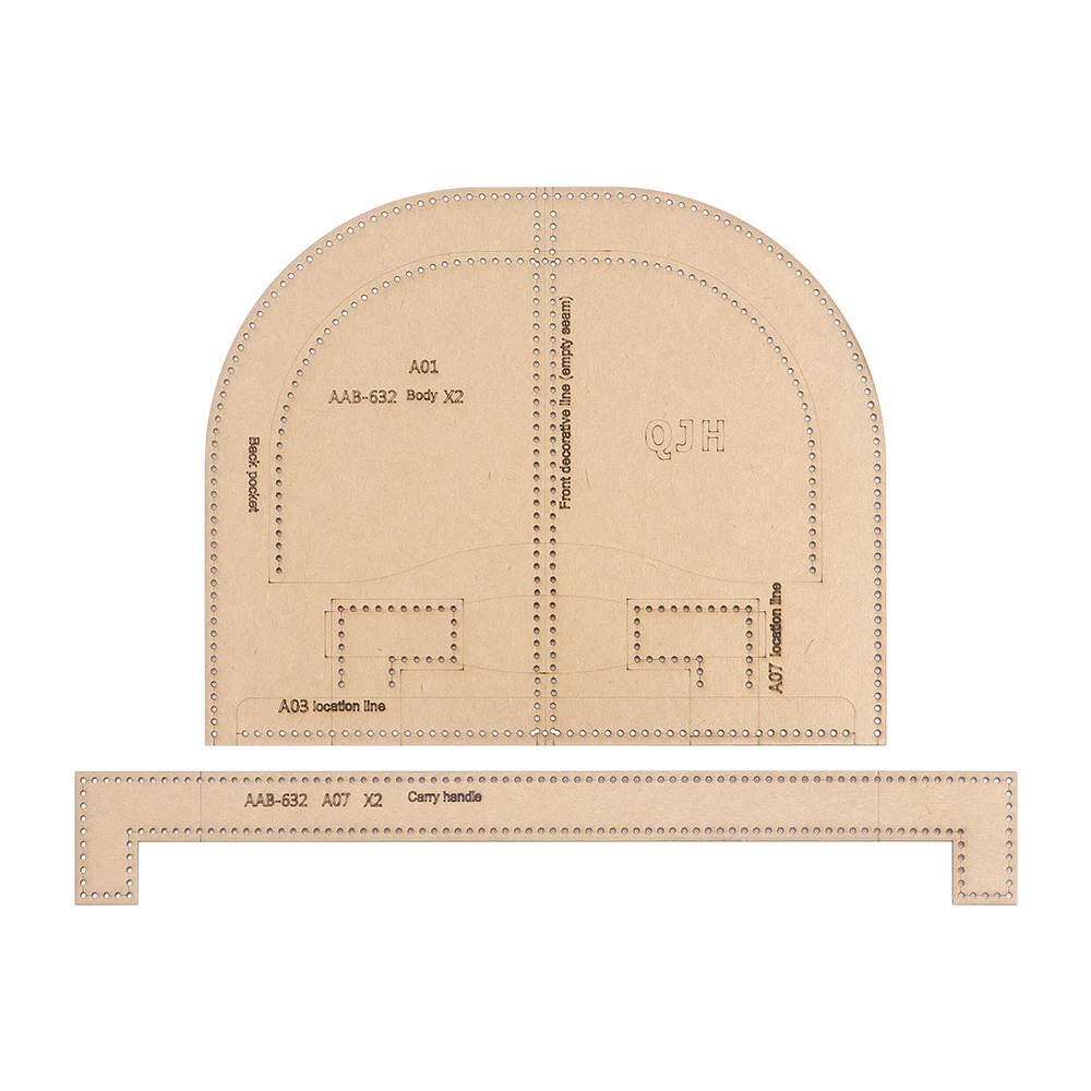 Ladies’ Handbag Kraft Template 3