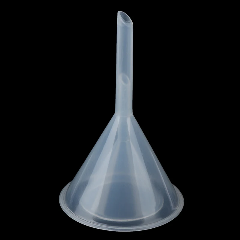 Plastic Filter Funnel 60mm 90mm Mouth Dia Laboratory Clear White embudo mini Лабораторные принадлежности