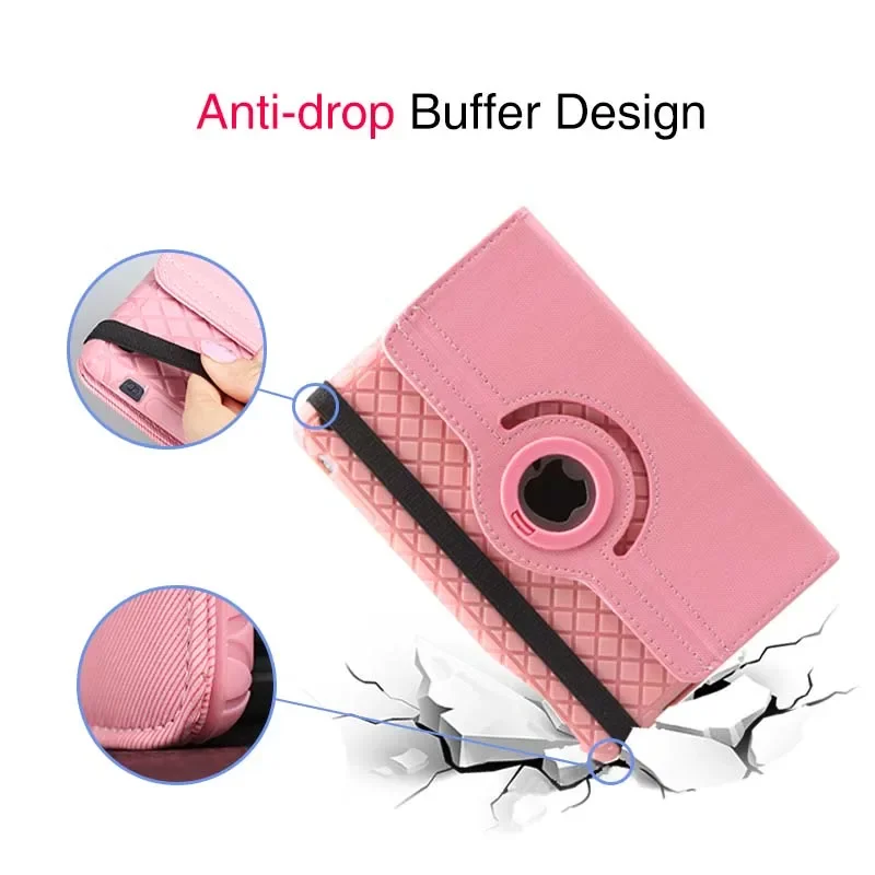 Ipad Case Tablet Case for iPad 10.2 Case Pro 11 360 Rotating Silicon Leather Cover Case for iPad Air 1 2 5 6 9.7 7th 8th 9th Generation