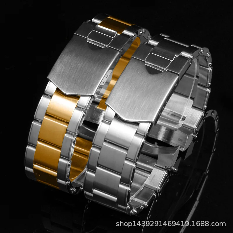 

For Tudor Black Bay 1958 Watch Strap Watchband Solid Gold Steel Series Fine Steel Men's And Women'sWatch Chain 20mm 22mm