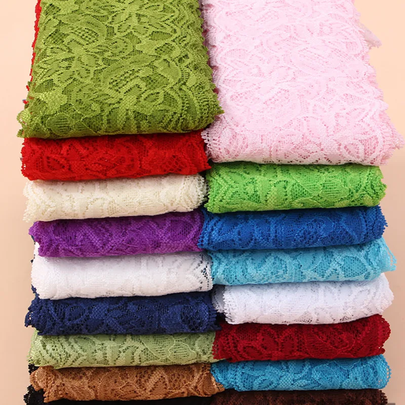 

Эластичная кружевная ткань, 10 ярдов, 8 см