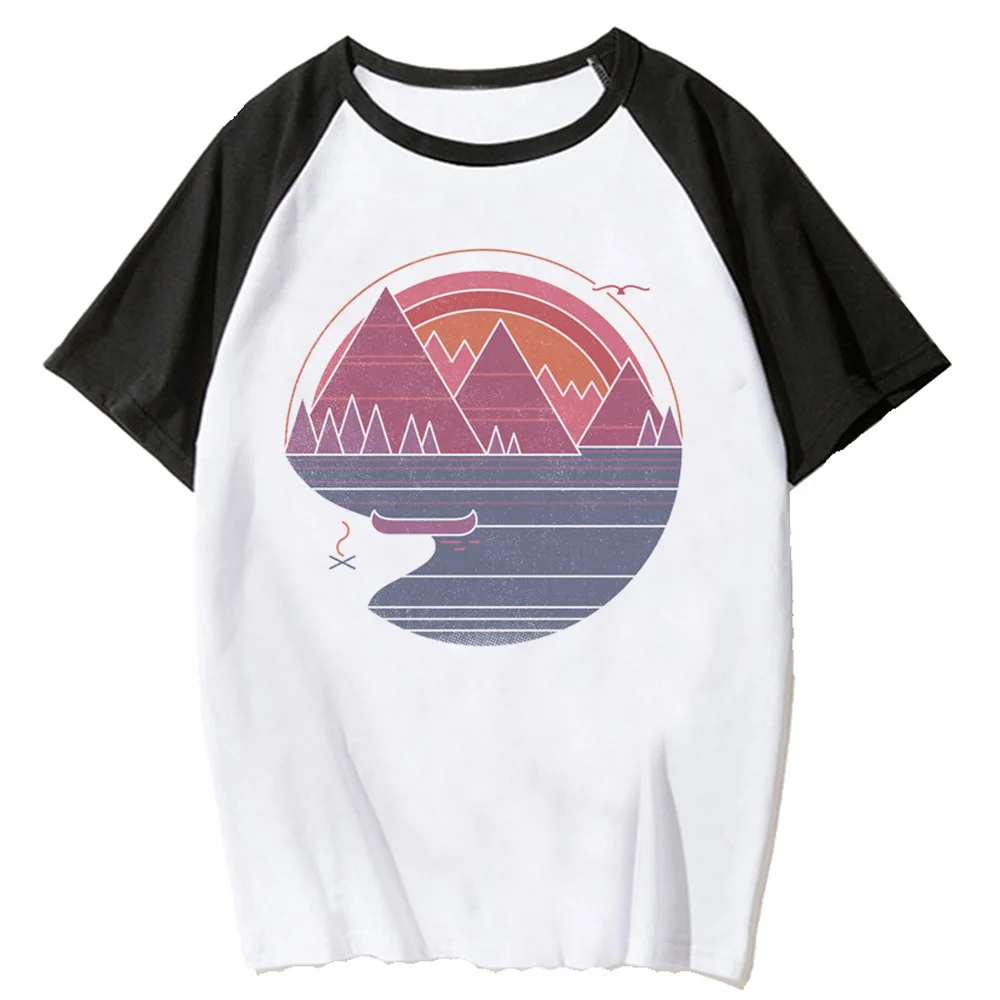 

The Mountains Are Calling t-shirts women comic summer Japanese tshirt female anime clothes