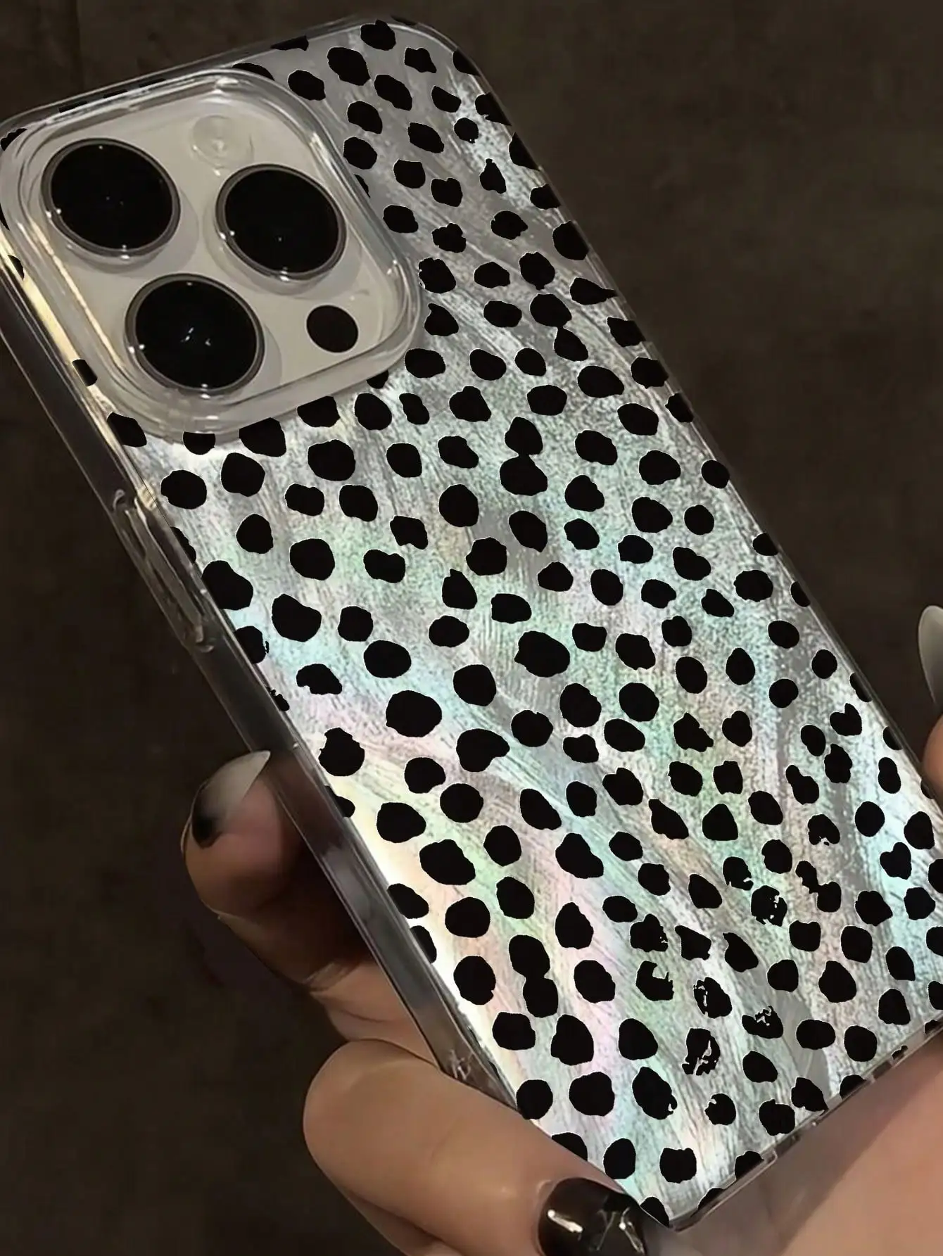 Leopard Print Chic Electroplated Phone Case
