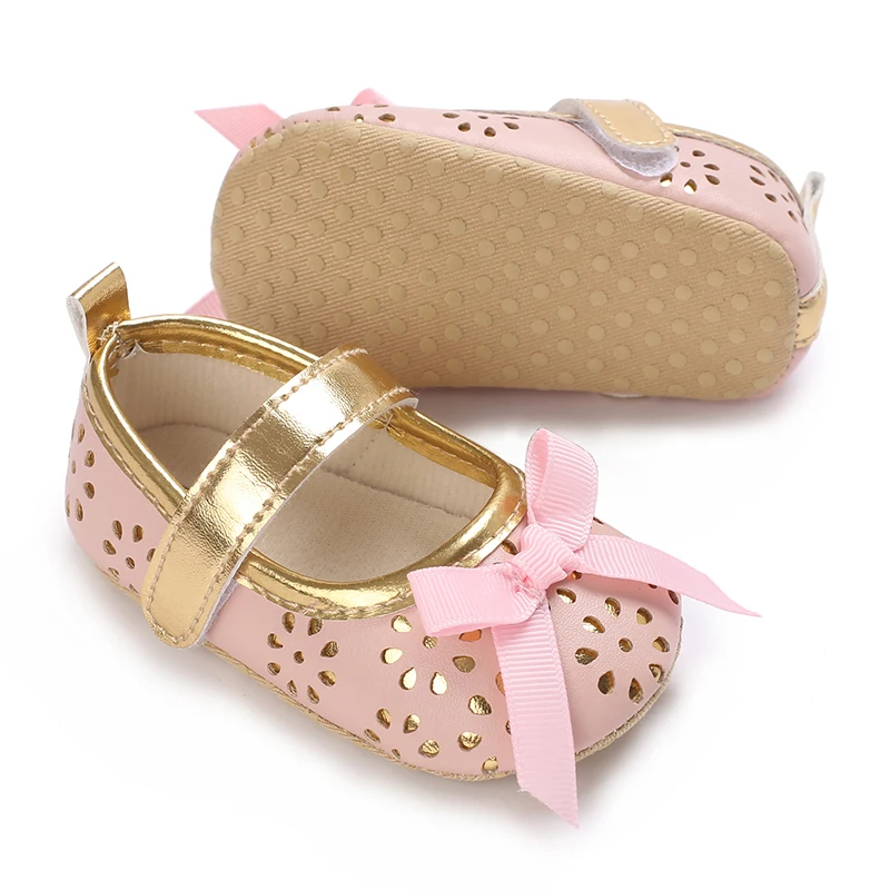 Frühling Sommer und Herbst Baby Schuhe 0-1 Jahre Alte Prinzessin Schuhe Für Weibliche Babys Anti Slip Weiche Sohlen wanderschuhe – Detail 4