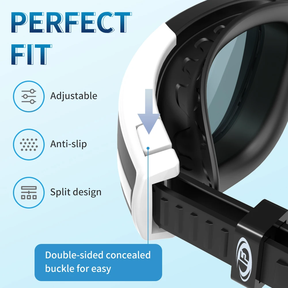 Findway Adults Swimming Goggles Anti-Fog UV Protection Soft Silicone Nose Bridge No Leakage for Men Women Swimming Accessories swimming goggles