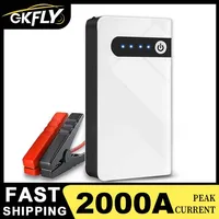 GKFLY Car Jump Starter Power Bank 2000A 12000mAh Portable Battery Charger Auto 12V Emergency Booster Starting Device