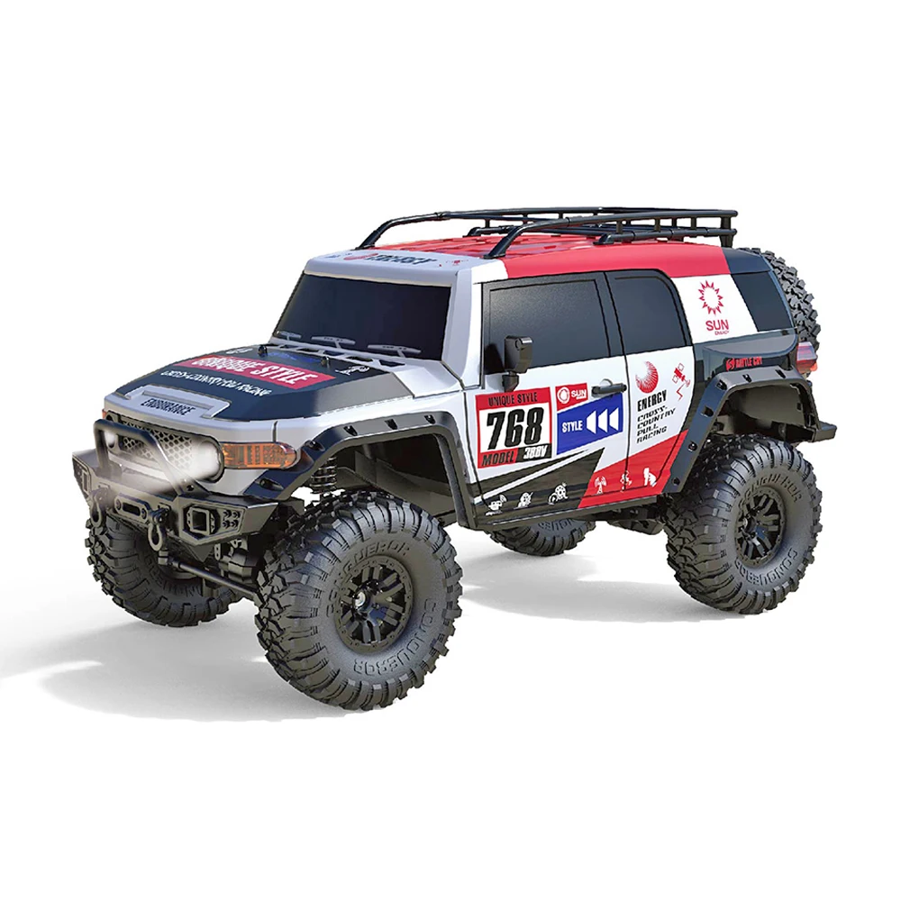 Carrinho RC grande escala 1:10 – 4WD Off Road RC Carros – Carro de controle  remoto 4x4 caminhão elétrico – Caminhões IPX5 à prova d'água para adultos –  RTR com controle remoto