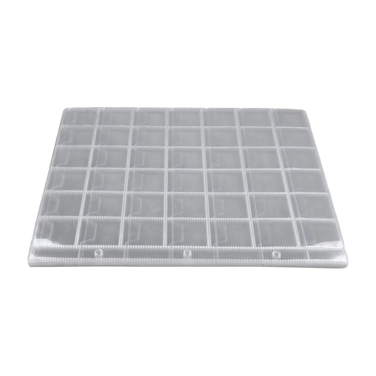 

Coin Holder Coin Pocket Pages Home Decoration 10pcs 28*28mm 42 Pocket Accessories PVC For Coin Collectors Durable