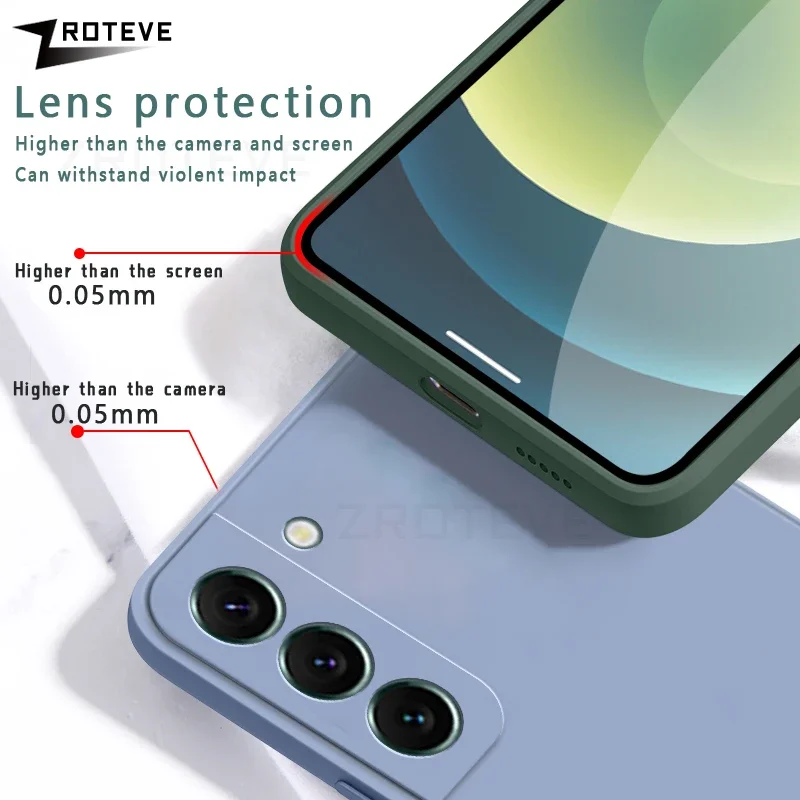 ZROTEVE Silky Soft Liquid Silicone Shockproof Phone Case