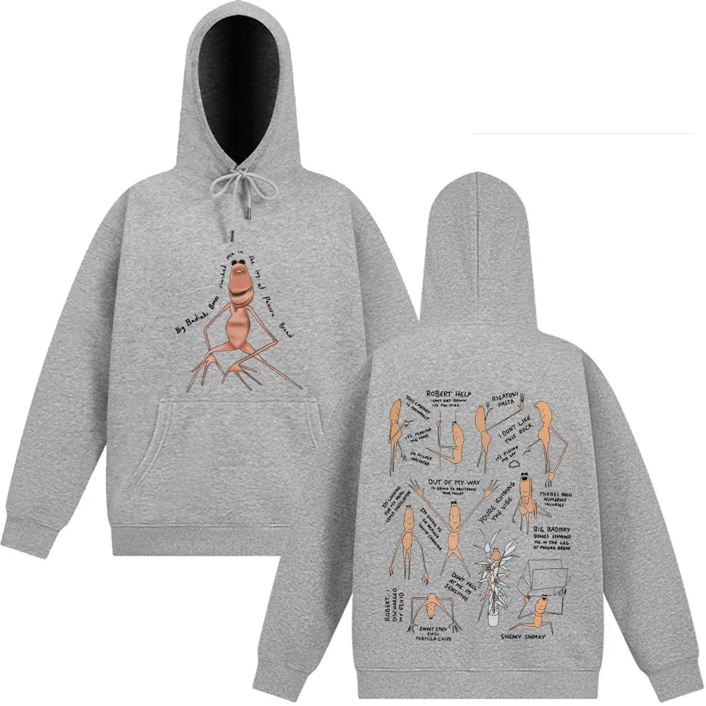 Marcus The Worm  Funny Meme Graphic Hoodie Men Women Harajuku Pullover Long-sleeved Loose Oversized Sportswear Autumn and Winter