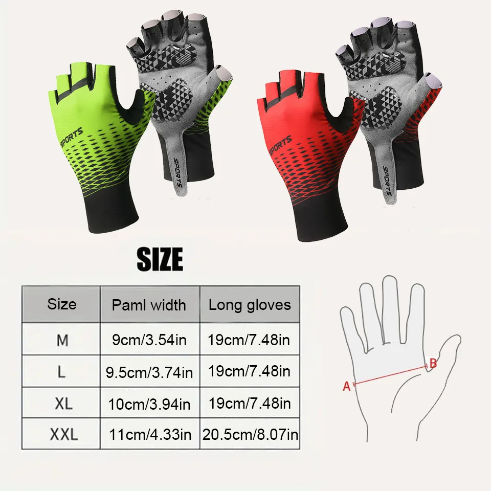 GTUBIKE Cycling Gloves Summer MTB Bike Gloves for Men Biking Gloves Silicone Padded Half Finger Road Bike Bicycle Gloves