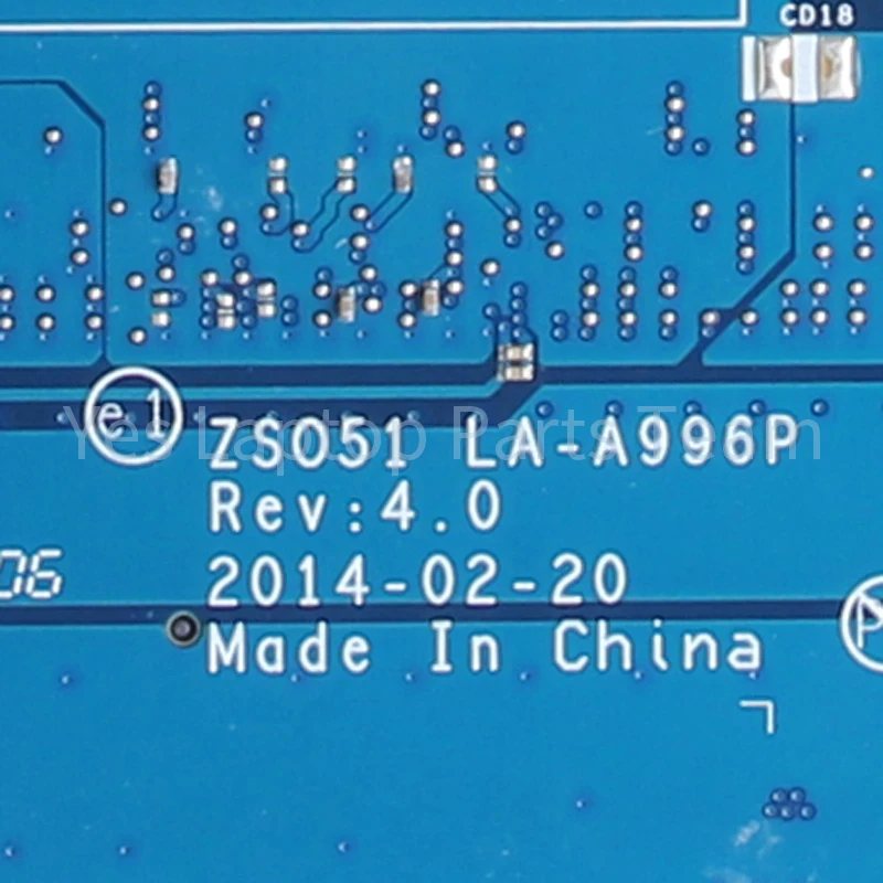 Motherboard para Notebook hp 15-g Laptop Mainboard Amd Cpu Em6010 764003601 764267501 100 Testado Zso51 La-a996p - Imagem 2