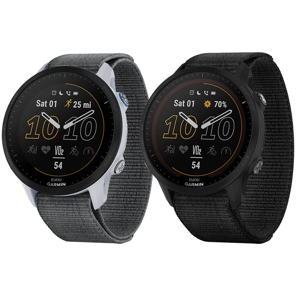 

Ремешок нейлоновый для наручных часов Garmin Forerunner 955 Solar 935 945 LTE 745