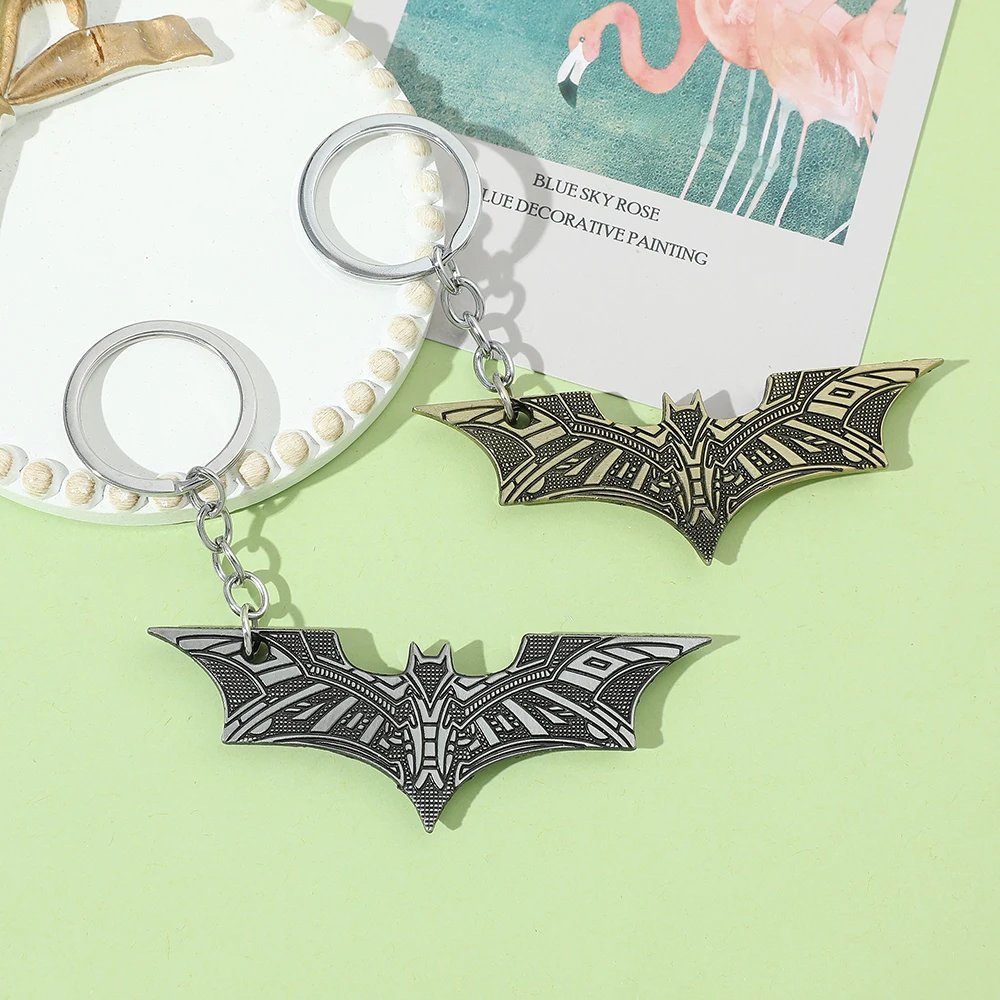 

Super Hero Bat Keyrings Car Pendant Keychain Anime Movies Bat Pendant Keychain Kids Birthday Gifts