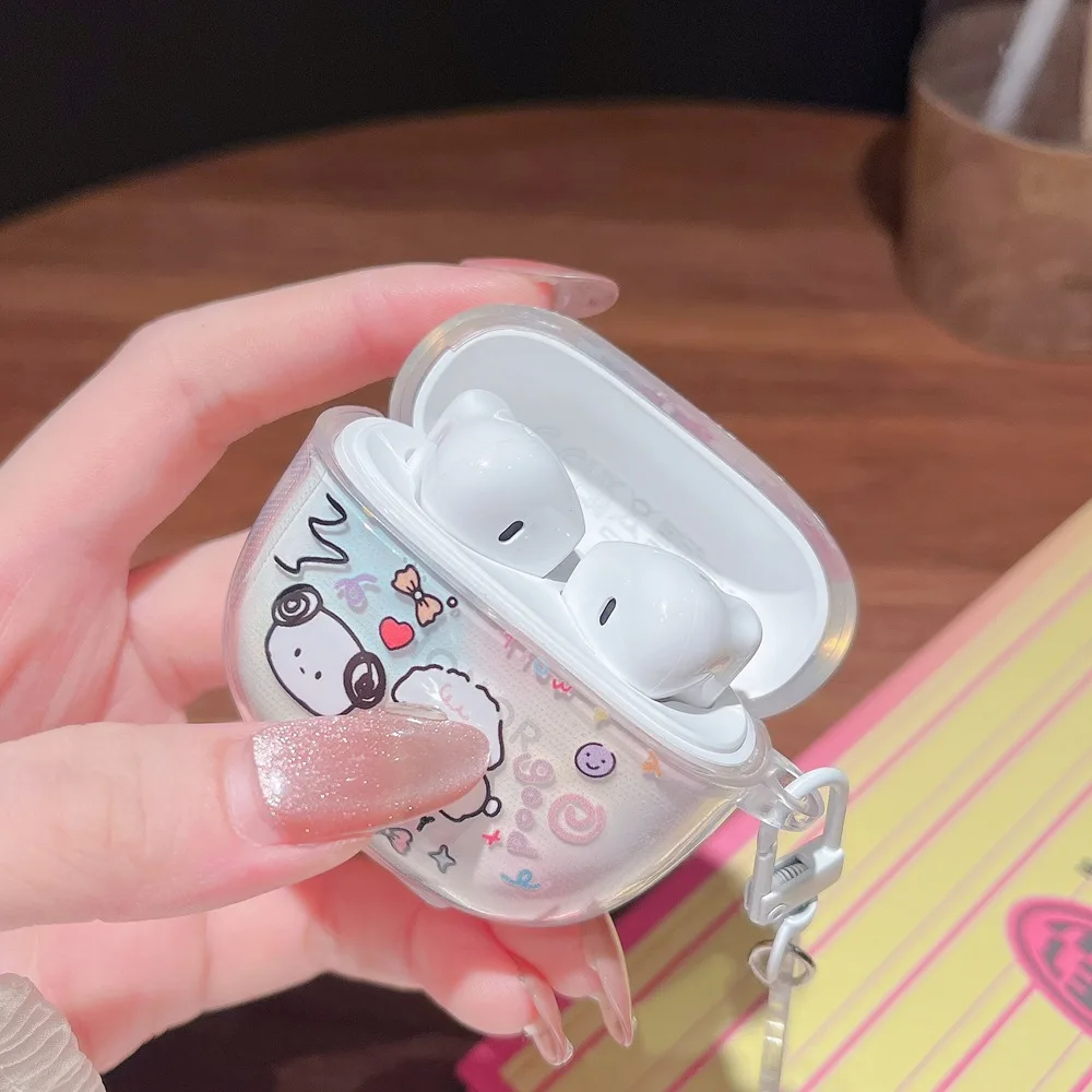 Cartoon Star Cherry Bear Earphone Case - Soft Protective Shockproof Cover