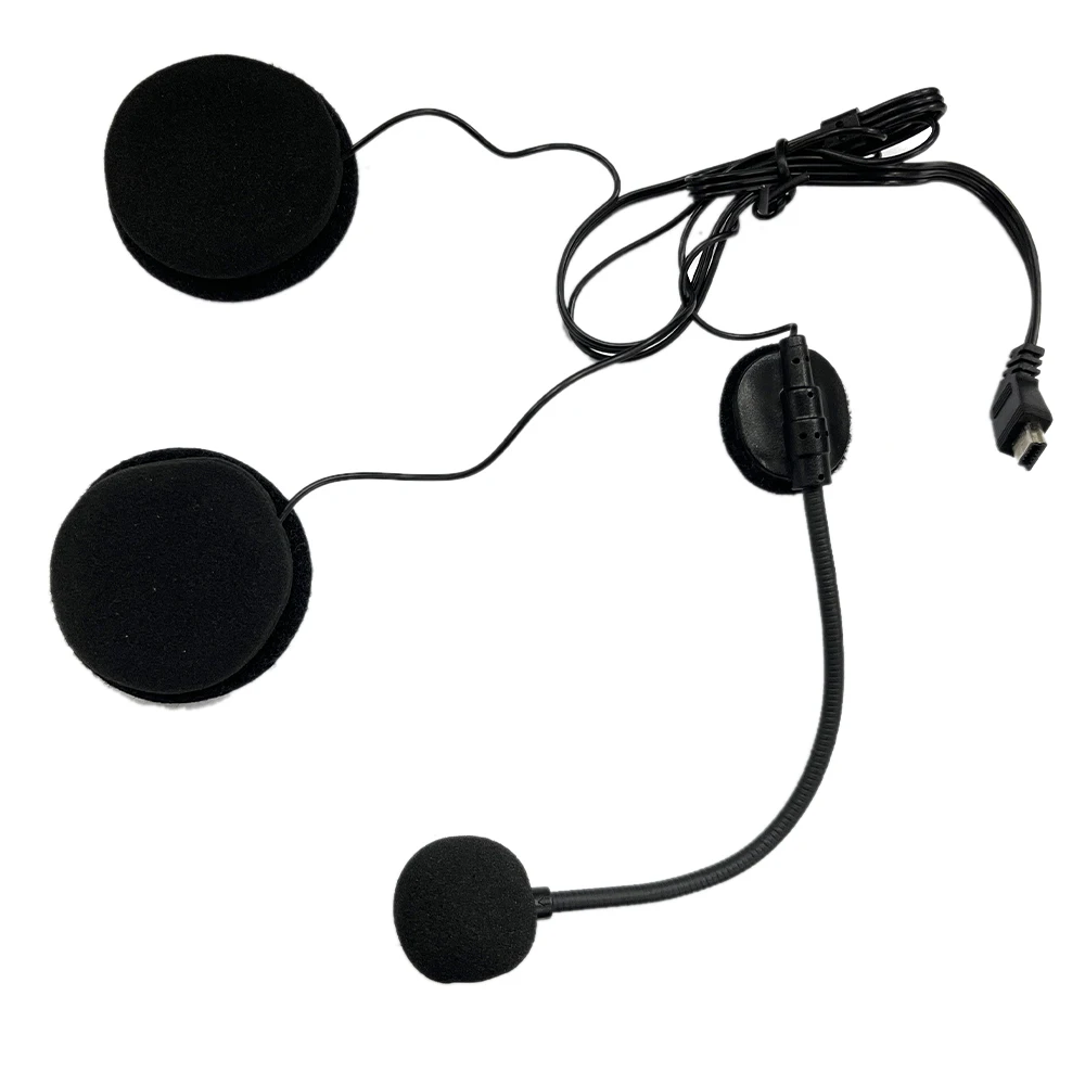 Motorcycle Helmet Bluetooth Headset Microphone Speaker Headset Accessories for Half-Helmet