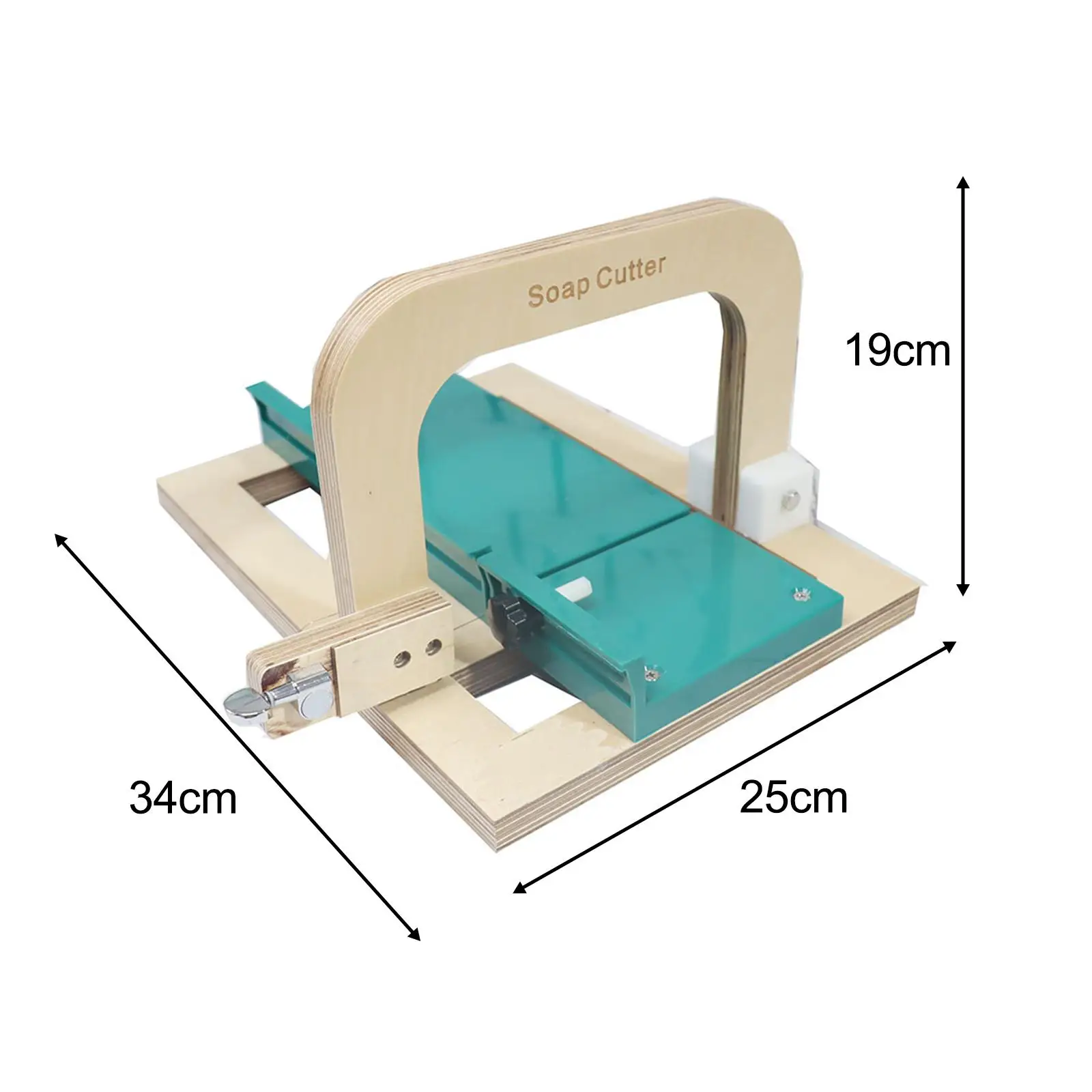 Wooden Soap Cutter with Scale Large Soap Cutting Machine for Candles Handmade Making Butter Trimming DIY