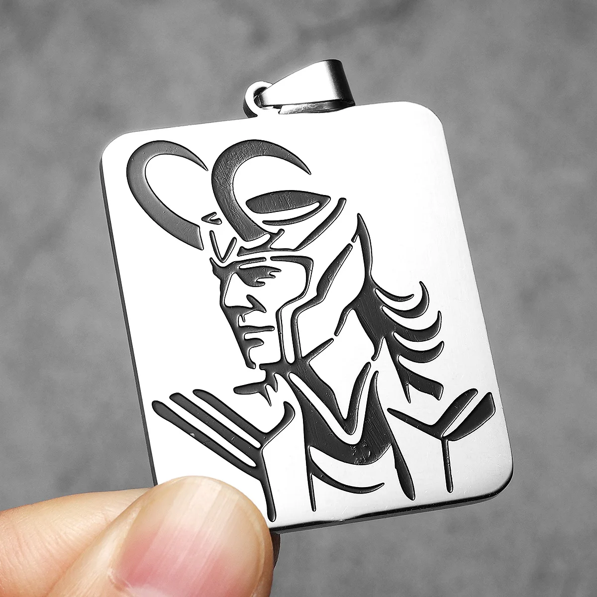 Gods Loki Norse Mythology Hollow Men Necklace Stainless Steel Pendant Sweater Chain Women Punk Fashion Jewelry Accessories Gifts 3