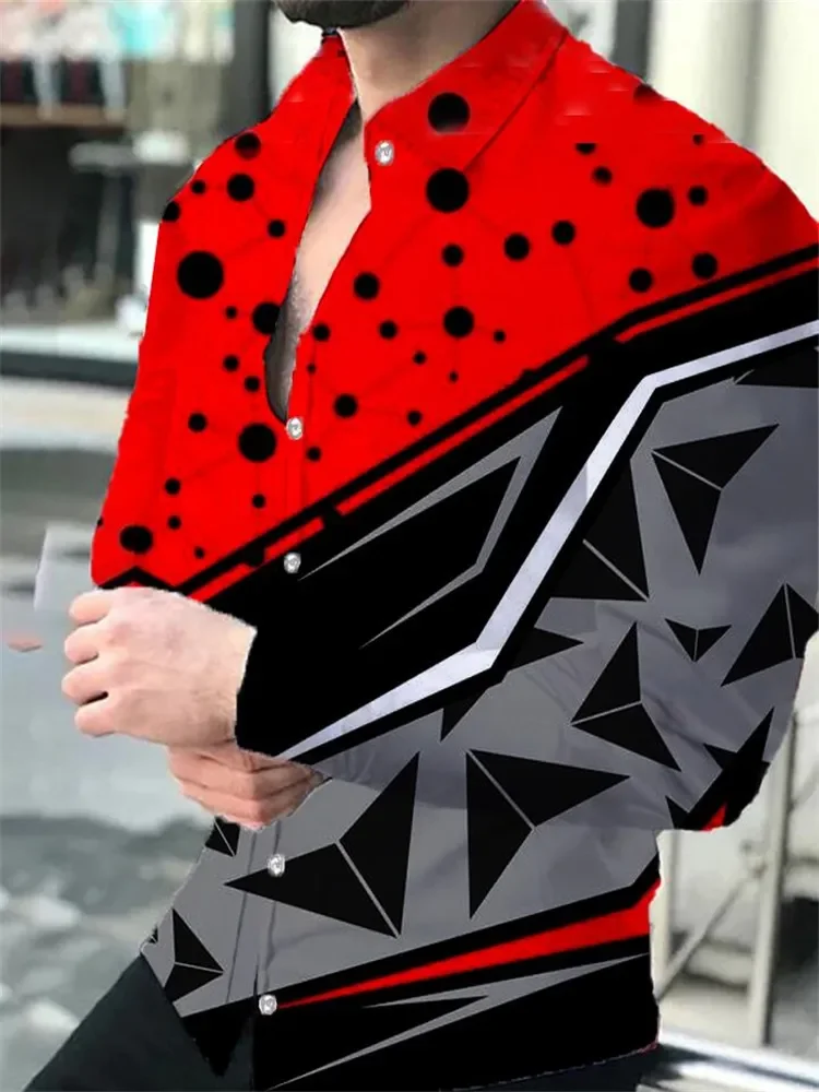 

2023 Men Formal Party Shirt High Quality Material Plaid Lapel Blue Purple Green Red Outdoor Street Fashion Designer S-4XL