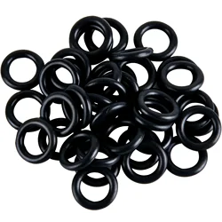 50 - Piece Durable Black Rubber O - Ring Seal Set for Water Pipes and Faucets (50pcs)