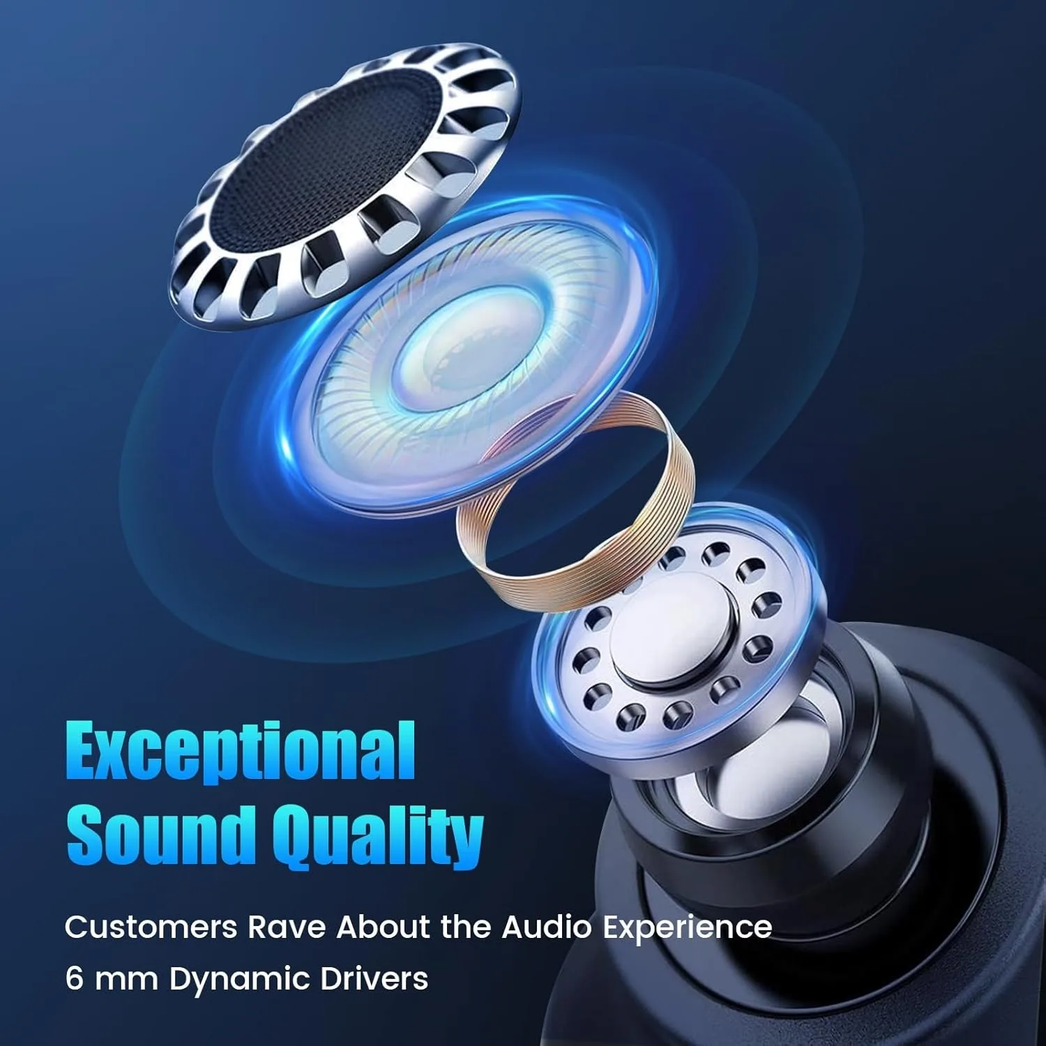 Comfortable Noise Blocking Wireless Sleep Earbuds for Side Sleepers
