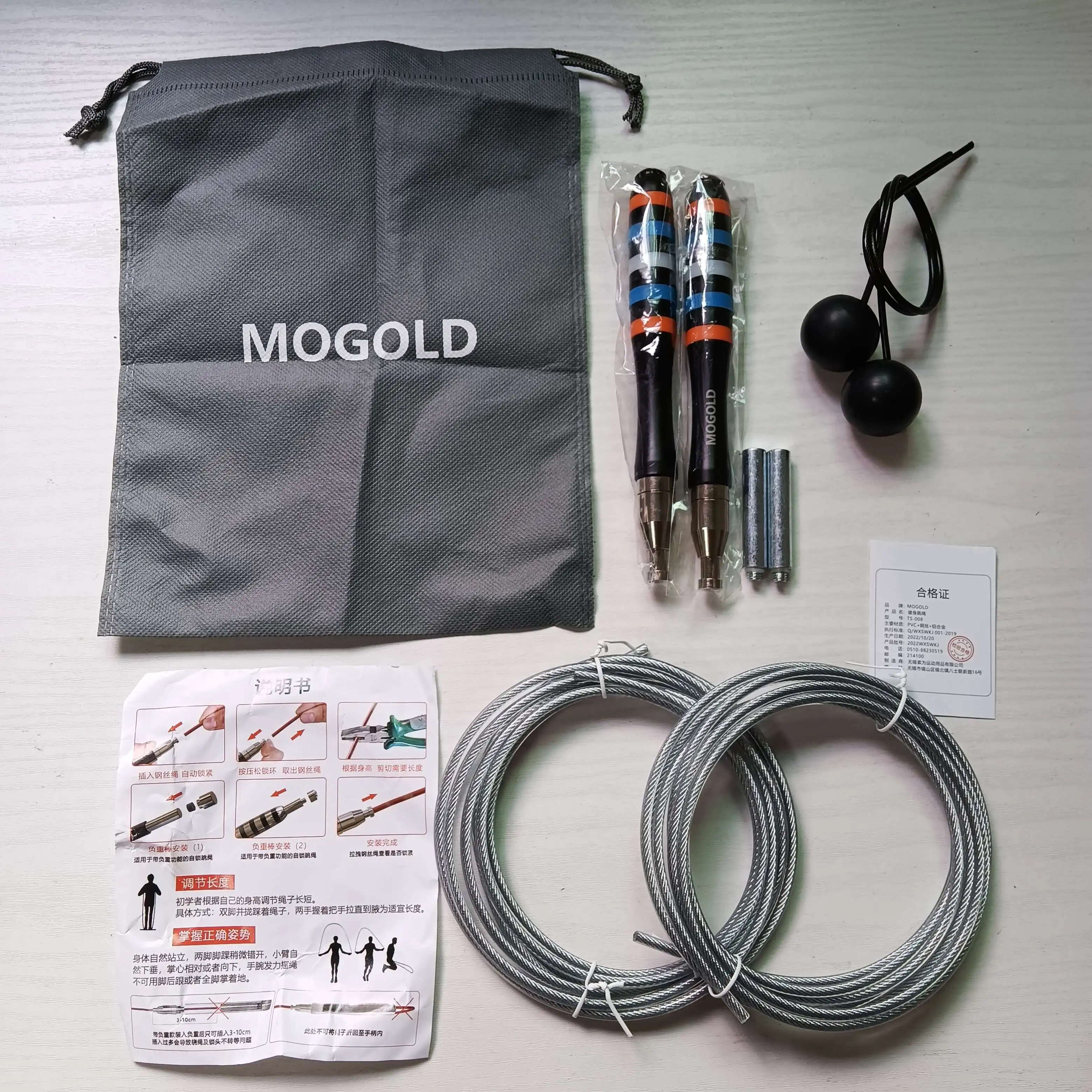 Description Picture 3 of itemProfessional Jump Rope 2025 New Bearing Speed Skipping Rope Wireless Jumping Rope Exercise At Home Crossfit Workout Equipment