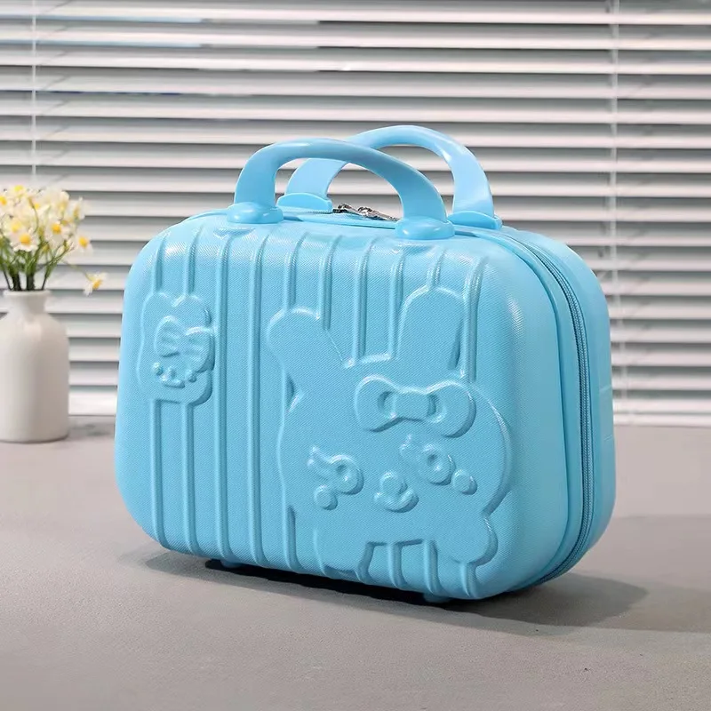 Cute Bear Traveling Makeup Box 14 Inch Handheld Luggage Cartoon Storage Bag Password Box Gift For Bridesmaids 4