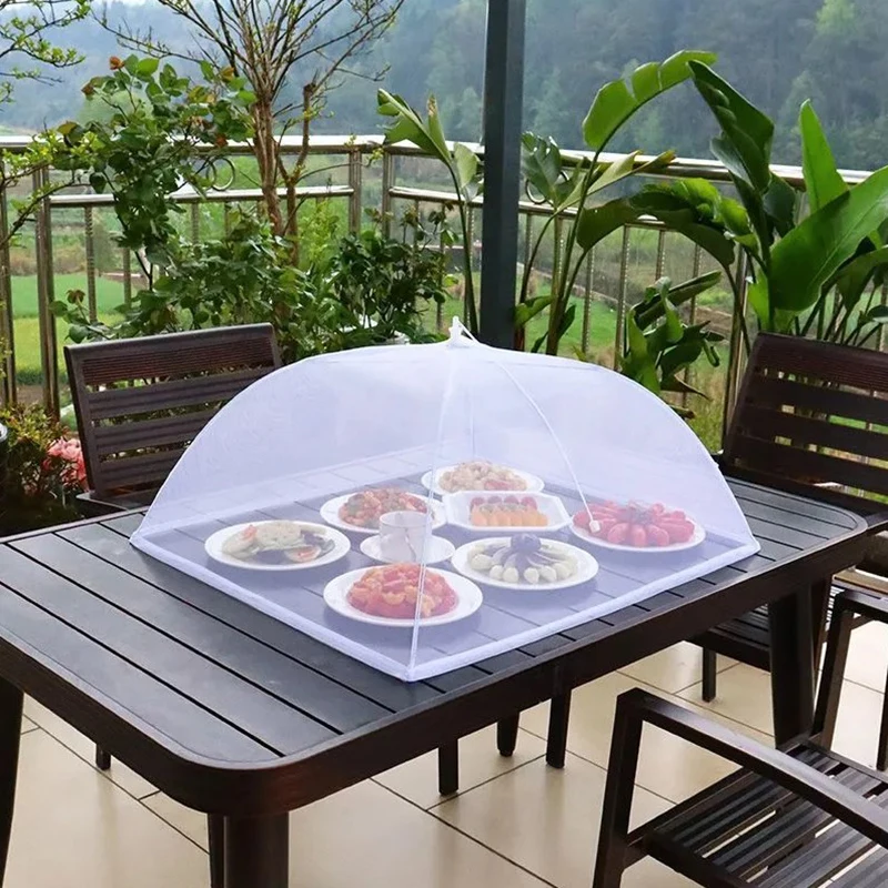 6x Lebensmittelabdeckungen Pop-Up - Faltbare Fliegenschirme Für Outdoor