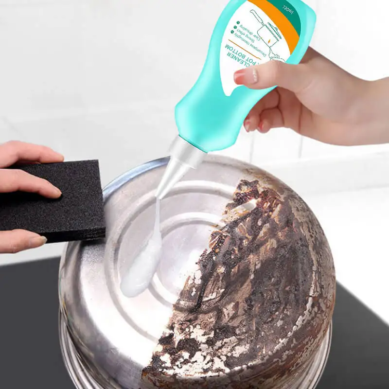 Pots And Pan Cleaner Household Cleaning Black Pot Bottom Gel Cleaner To Remove Black Scale From Stainless Steel Pot
