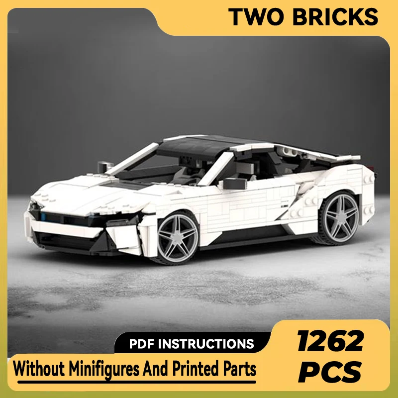 

Moc Building Blocks Supercar Model Speed Champion I8 Technical Bricks DIY Assembly Construction Toys For Childr Holiday Gifts