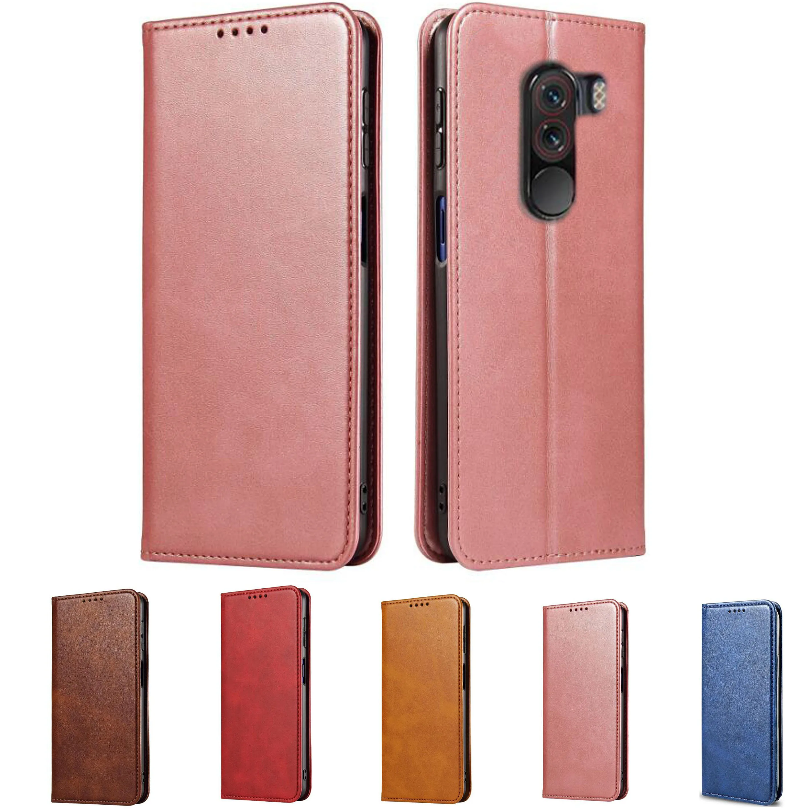 Чехол-бумажник с откидной крышкой для телефона Xiaomi Pocophone F1, чехол для Xiaomi Poco F1 Mi F 1 PocoF1 M1805E10A, кожаный защитный чехол для телефона
