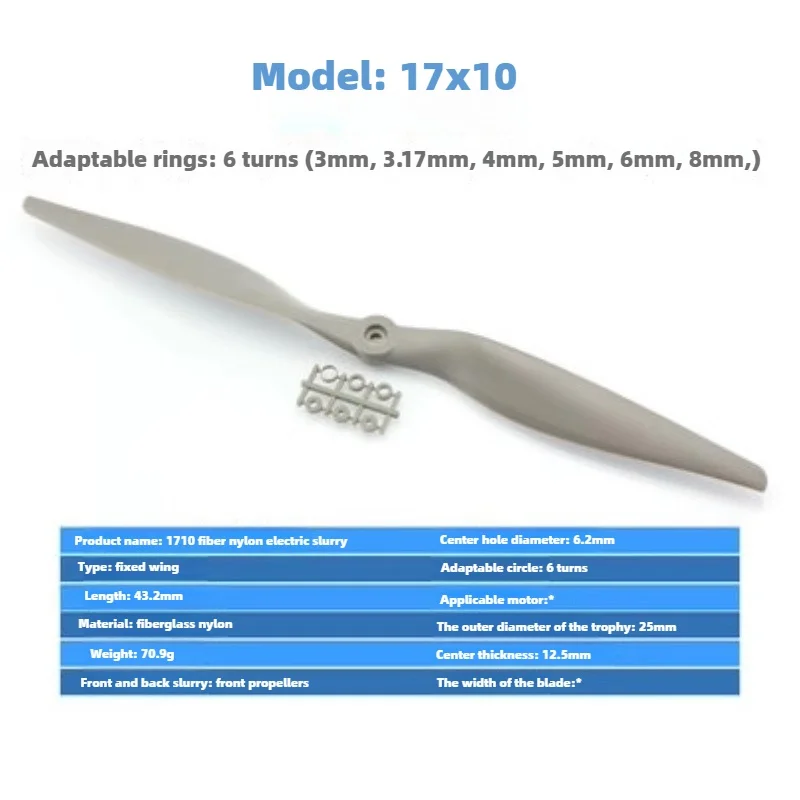 High-performance Genuine Gemfan RC Propellers Set for Model Airplane - 6x4 7x5 8x4 8x6 9x6 10x7 10x5 11x7 12x6 12x8 13x6.5 6