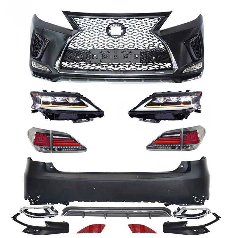 

Комплект для Lexus RX RX270 RX350 RX450 2009-2015, обновление до 2020 F-Sport, RX комплект для тела
